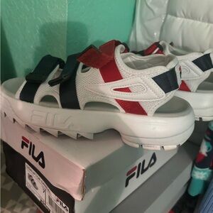 Fila platform sandals